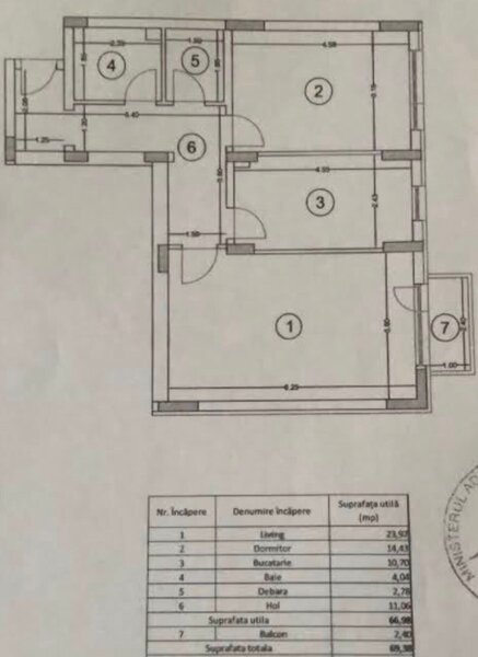 Militari Rosu Weiner Palada Apartament cu 2 camere de vanzare